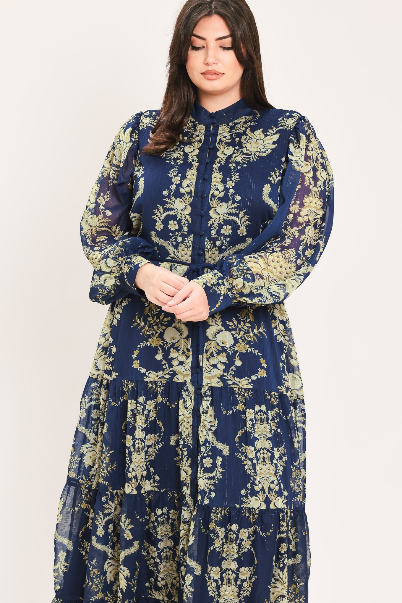 Flying Tomato Royal Heritage Bloom Woven Maxi Dress view 7 - Royal Heritage Dressage Saddle