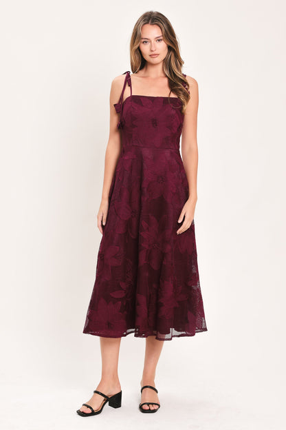 Flying Tomato Sandy Bloom Floral Woven Lace Midi Dress view 20 - Sandra Bloom Dress