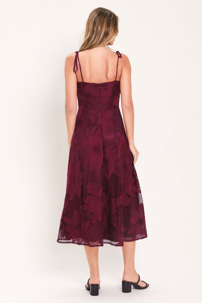 Flying Tomato Sandy Bloom Floral Woven Lace Midi Dress view 23 - Sandra Bloom Dress