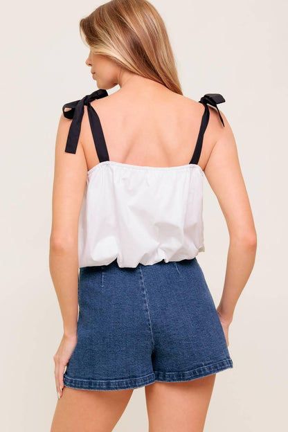 Flying Tomato Scent of Spring Woven Top view 13