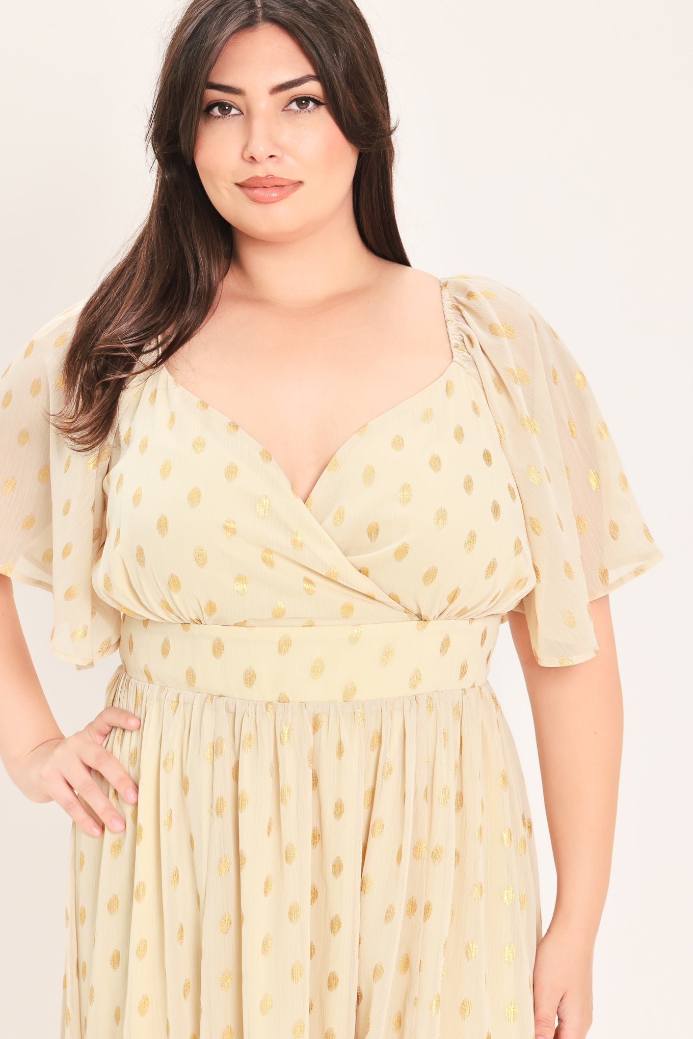 Flying Tomato Shimmering Sky Affection Woven Midi Dress view 15 - Glowing Sky Dress