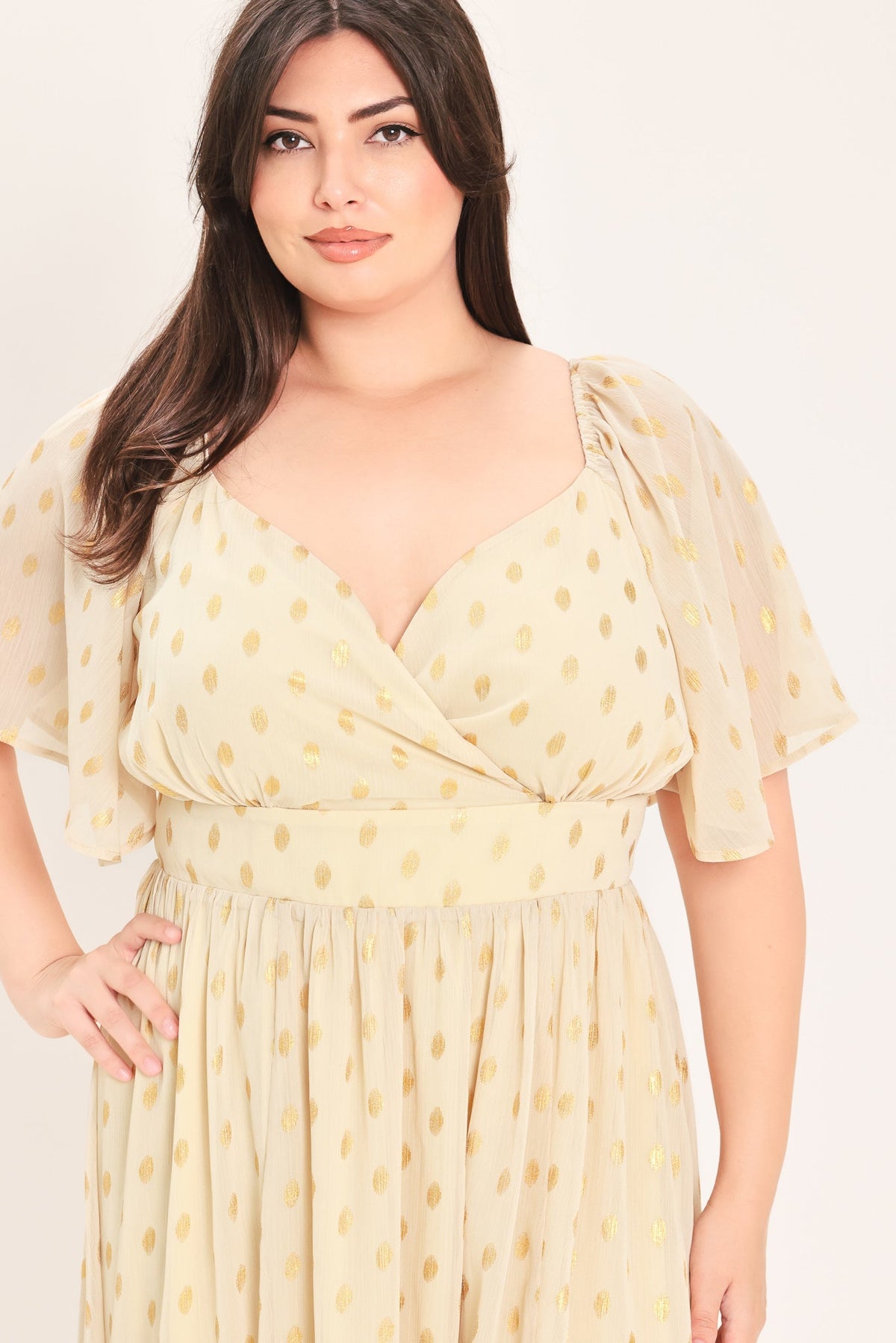 Flying Tomato Shimmering Sky Affection Woven Midi Dress view 15 - Glowing Sky Dress