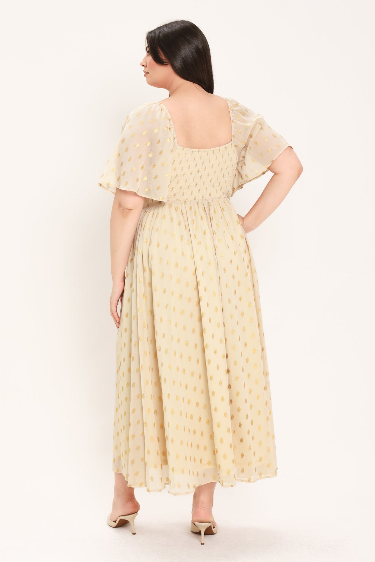 Flying Tomato Shimmering Sky Affection Woven Midi Dress view 21 - Glowing Sky Dress