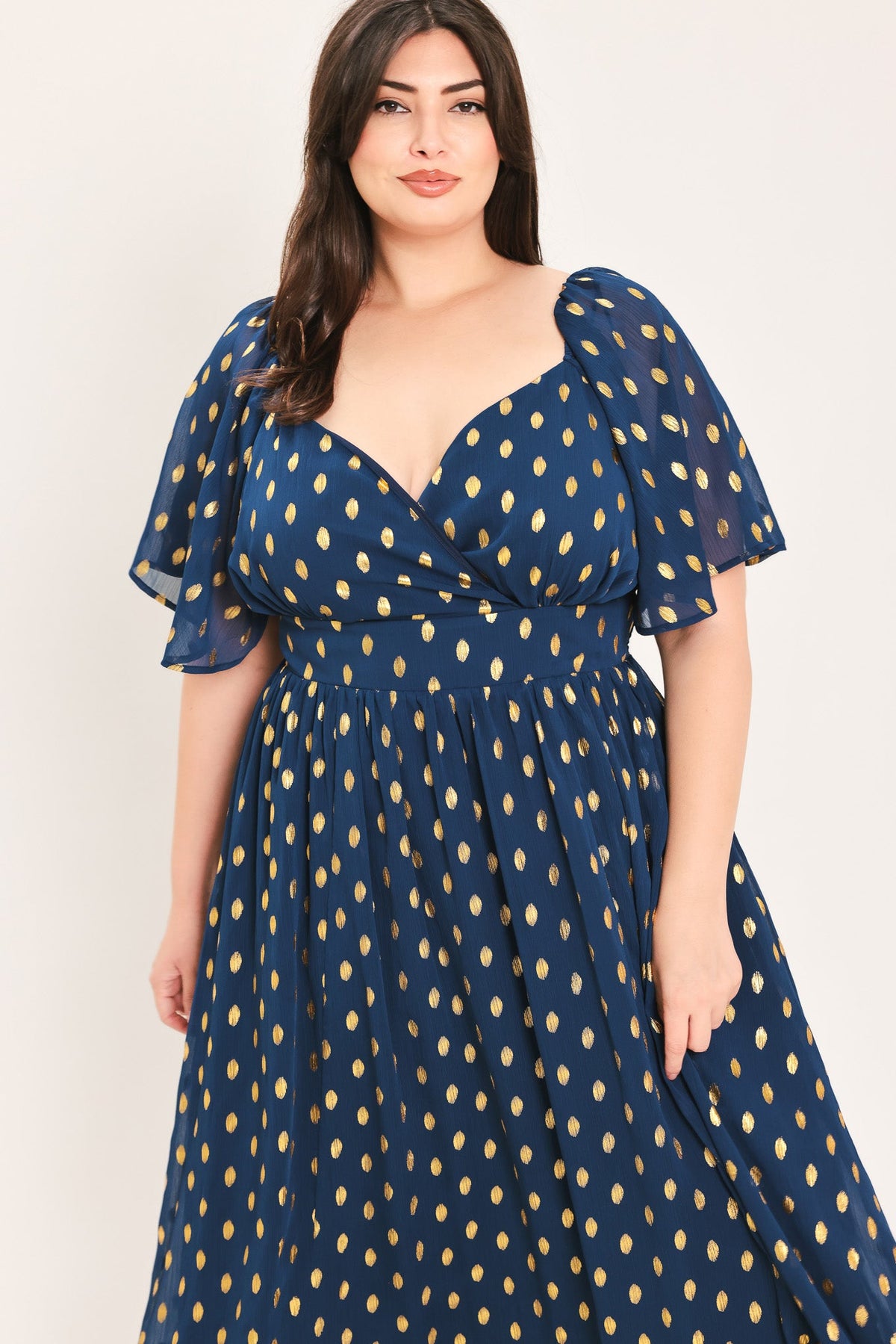Flying Tomato Shimmering Sky Affection Woven Midi Dress view 22 - Glowing Sky Dress