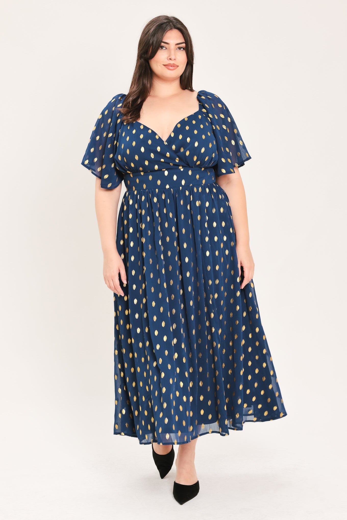 Flying Tomato Shimmering Sky Affection Woven Midi Dress view 23 - Glowing Sky Dress