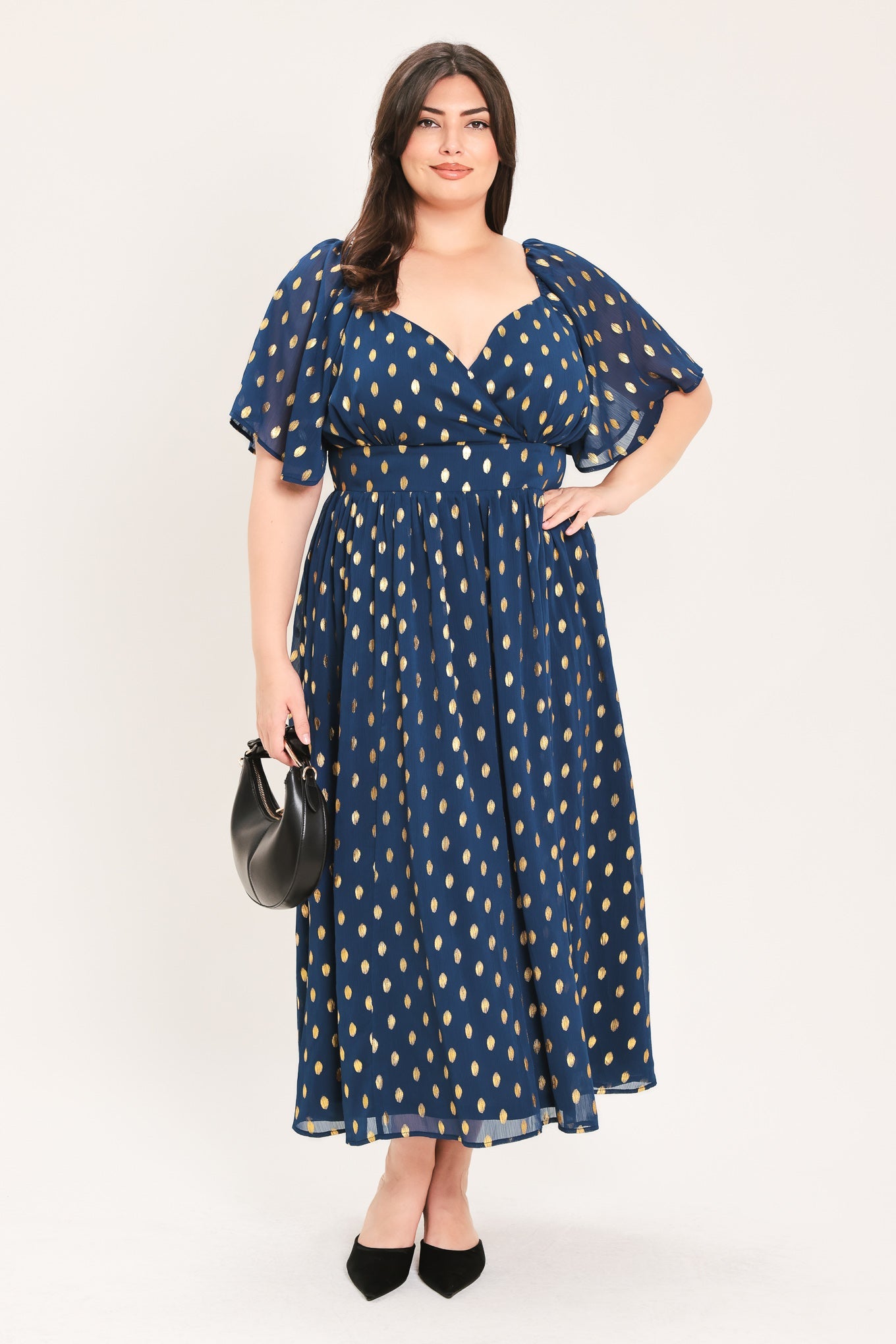 Flying Tomato Shimmering Sky Affection Woven Midi Dress view 25 - Glowing Sky Dress