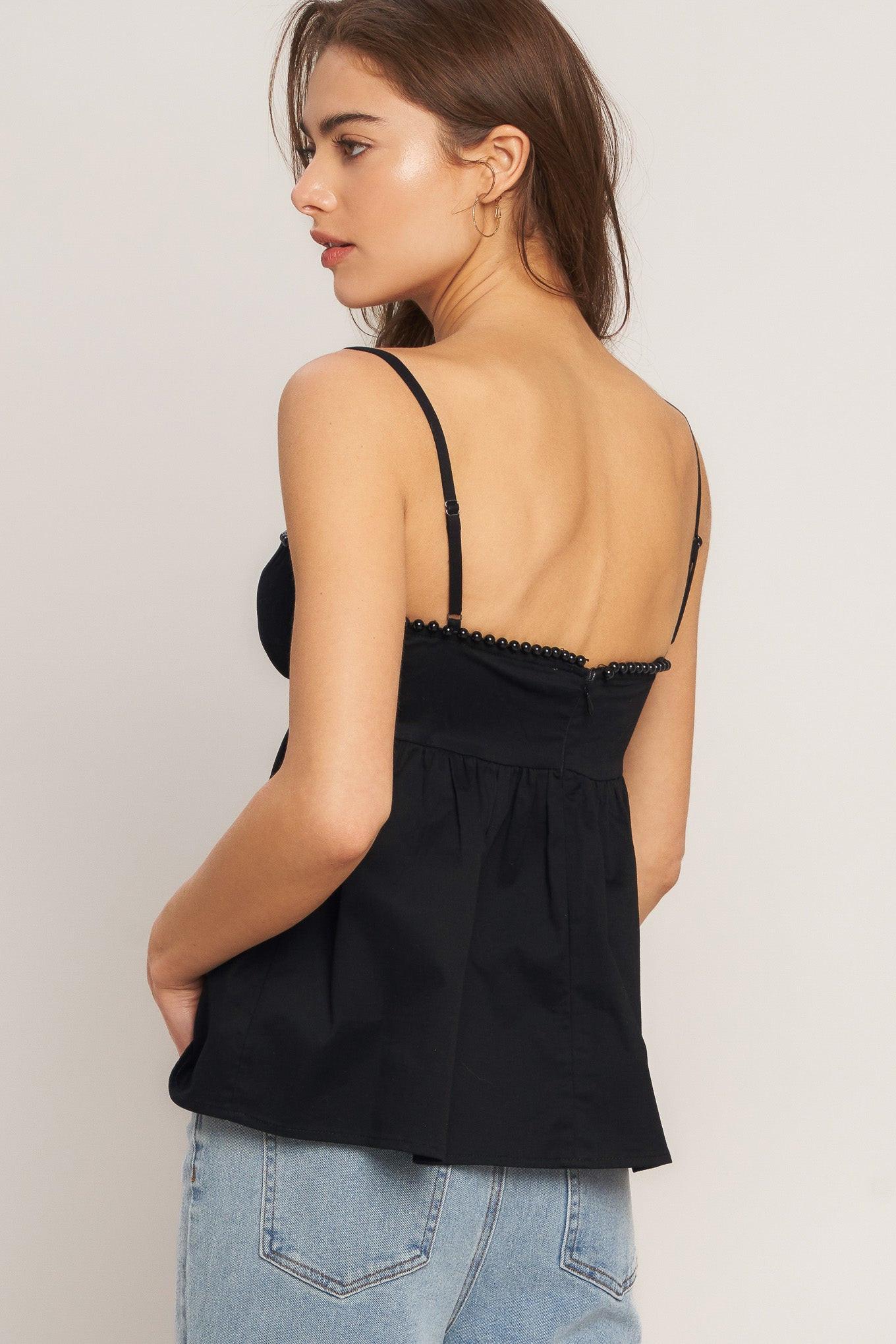 Flying Tomato Sleek Temptation Woven Top view 11