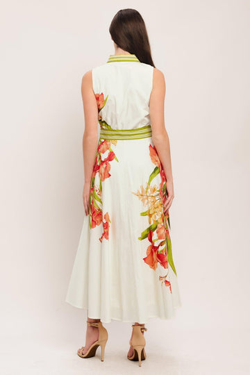 Flying Tomato Spring Heirloom Woven Midi Dress - MeeeShop Women's Fashion