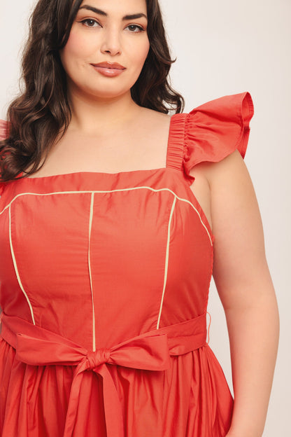 Flying Tomato Sunset Romance Woven Midi Dress view 10 - Sunset Love Dress Billabong