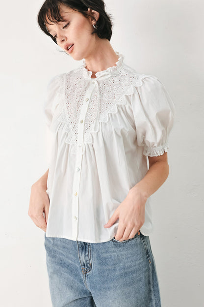Flying Tomato Sweet Note Moment Woven Top view 12 - Sweet Top Note