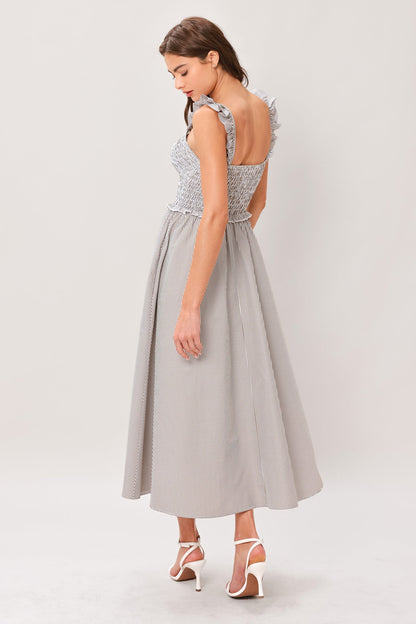 Flying Tomato Sweet Stripe Woven Midi Dress view 8 - Candy Stripe Dress