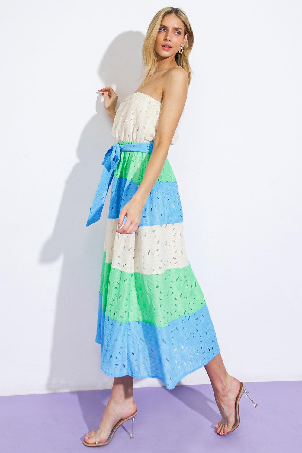 Flying Tomato Take Me to Cabo Woven Midi Dress view 4