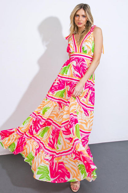 Flying Tomato Take the Trails Woven Maxi Dress view 4
