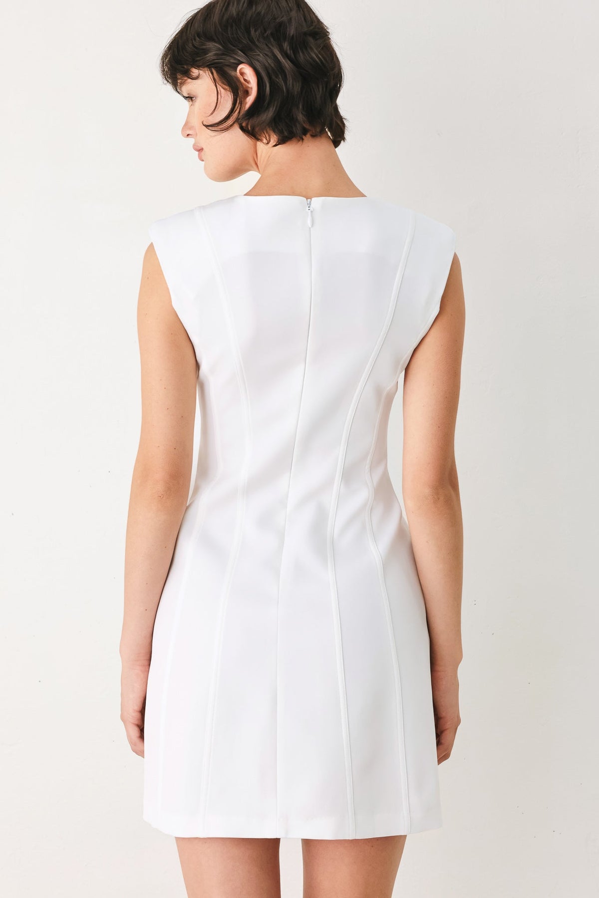 Flying Tomato the Modern Icon Woven Shift Dress - MeeeShop Women's Fashion