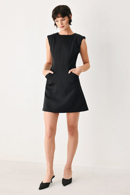 Flying Tomato the Modern Icon Woven Shift Dress view 12 - Modern Icon Mini Dress