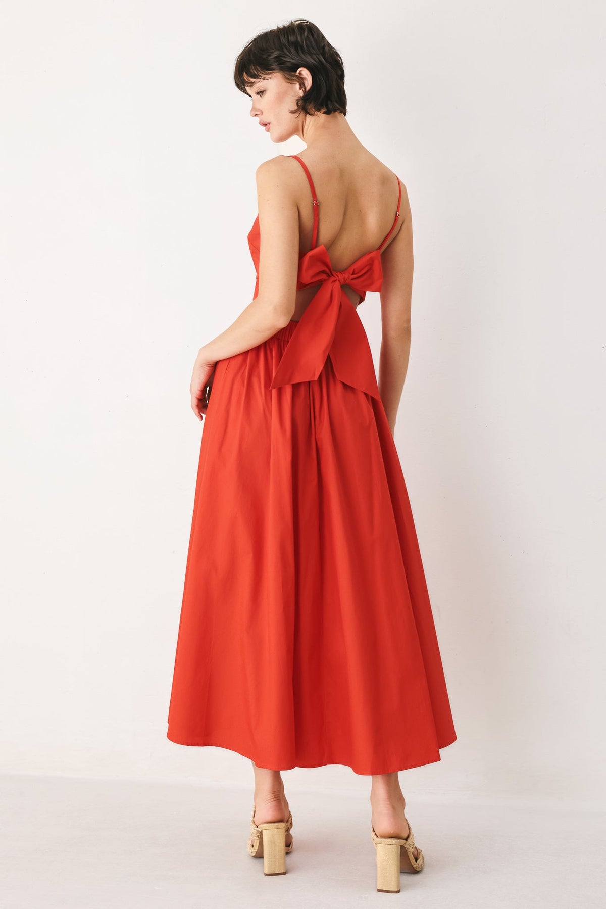 Flying Tomato the Riviera Nights Woven Midi Dress - MeeeShop Women's Fashion