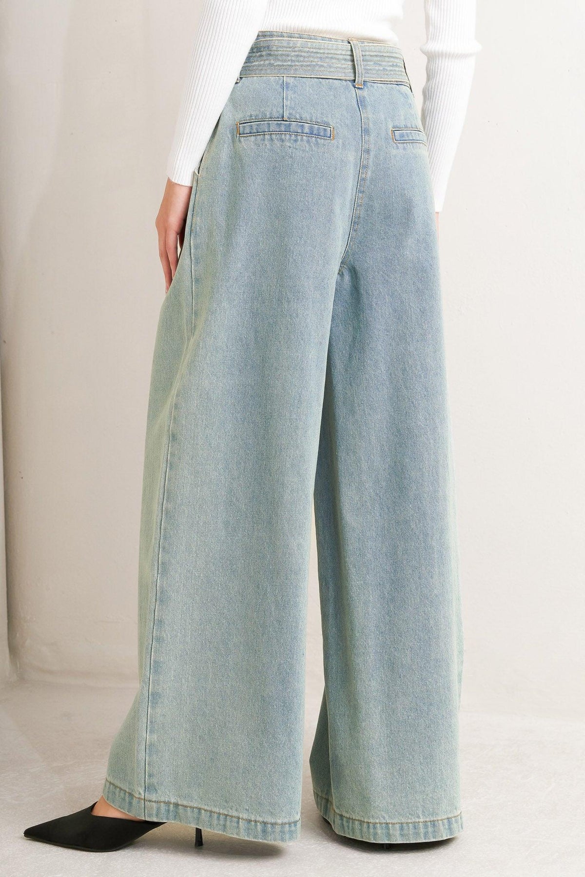 Flying Tomato Think of Me Denim Pants - MeeeShop Women's Fashion