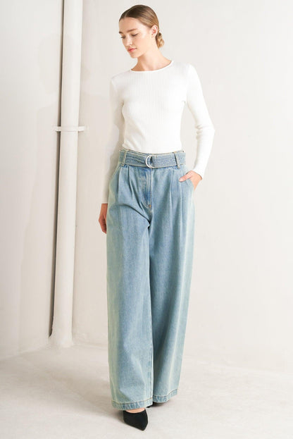 Flying Tomato Think of Me Denim Pants view 10 - Thin Denim Pants (bottom)