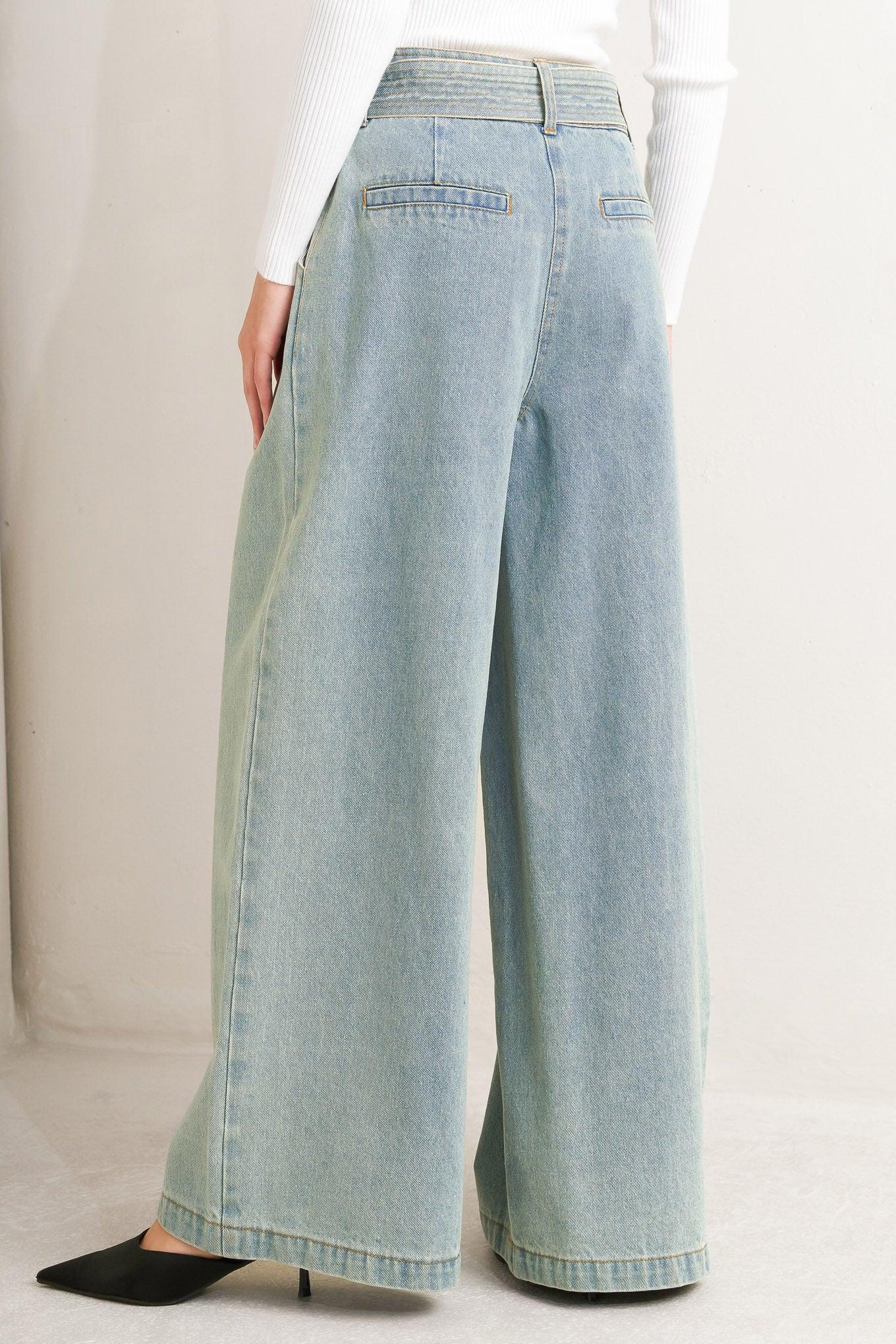 Flying Tomato Think of Me Denim Pants view 9 - Thin Denim Pants (bottom)