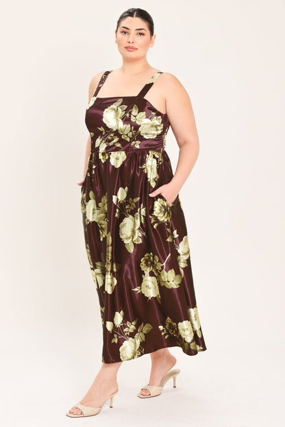 Flying Tomato Wine Garden Lullaby Woven Midi Dress view 10 - Wine Garden Dress Code