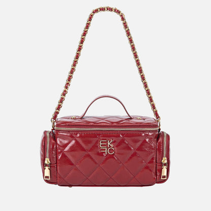 Fortuna Crossbody Bag in Dusty Pink view 7