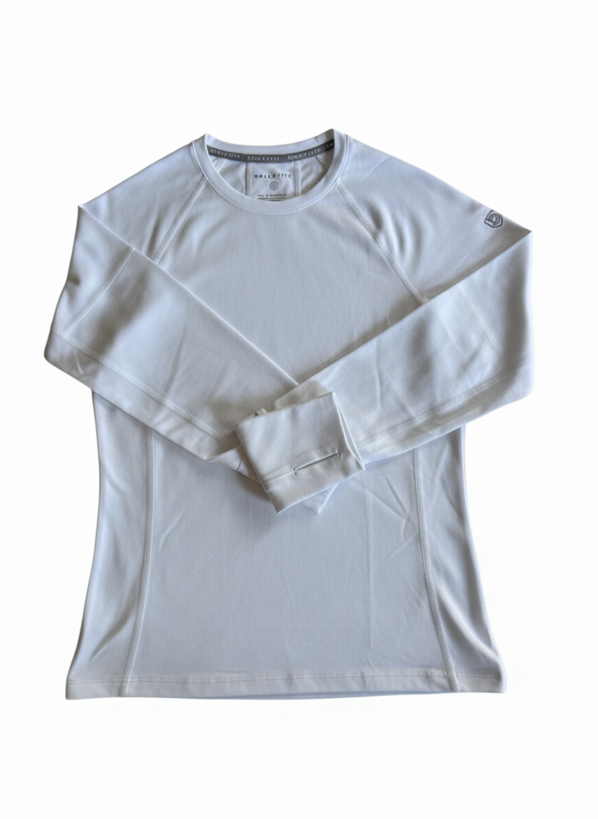 Foudy 2.0 Women's Long Sleeve Athletic Top in Ash Heather view 16 - Foudy Women'S Soccer