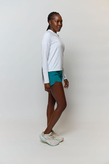 Foudy 2.0 Women's Long Sleeve Athletic Top in White view 9 - Foudy Women'S Soccer