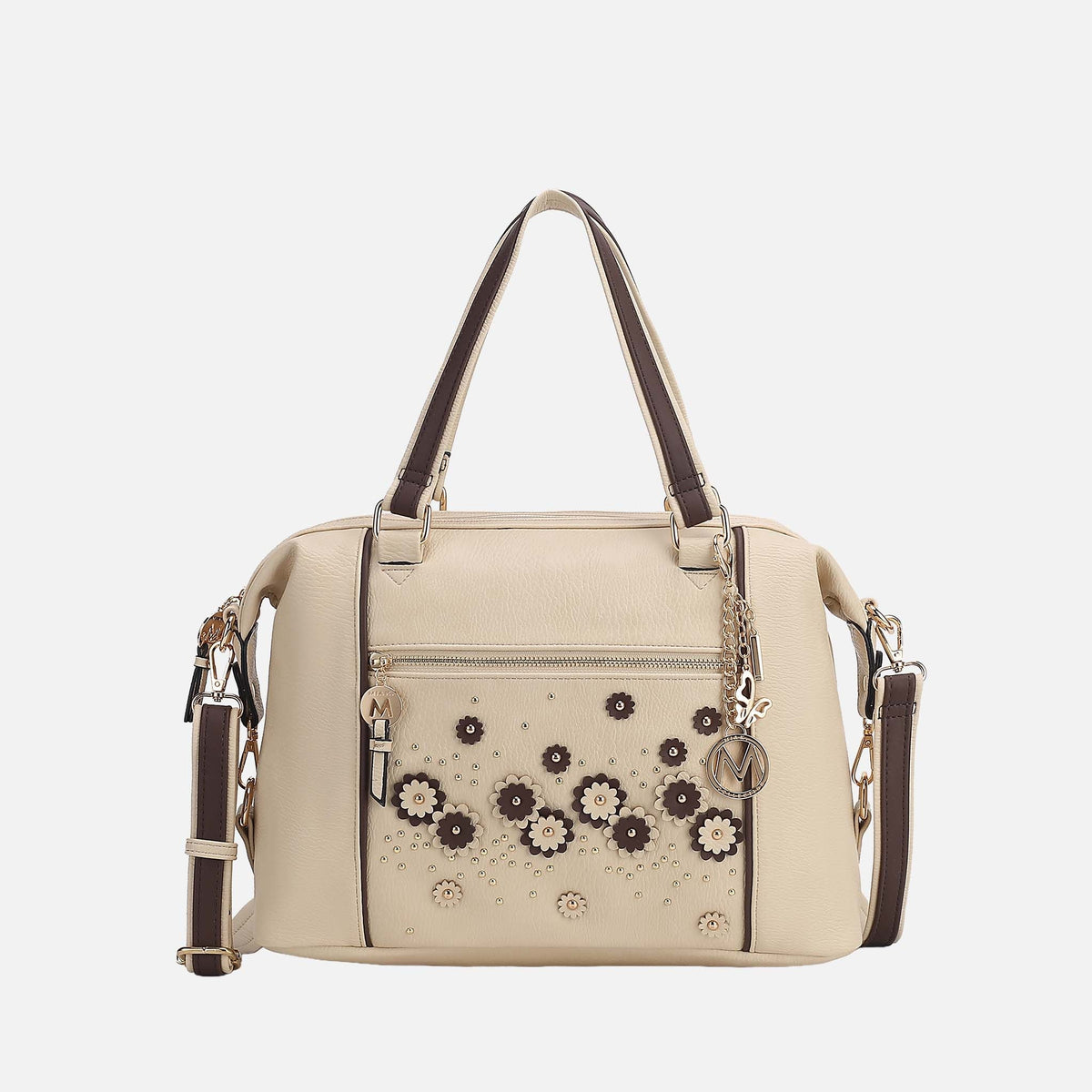 Francis Tote Bag in Blush view 3 - Frank Tote Bag