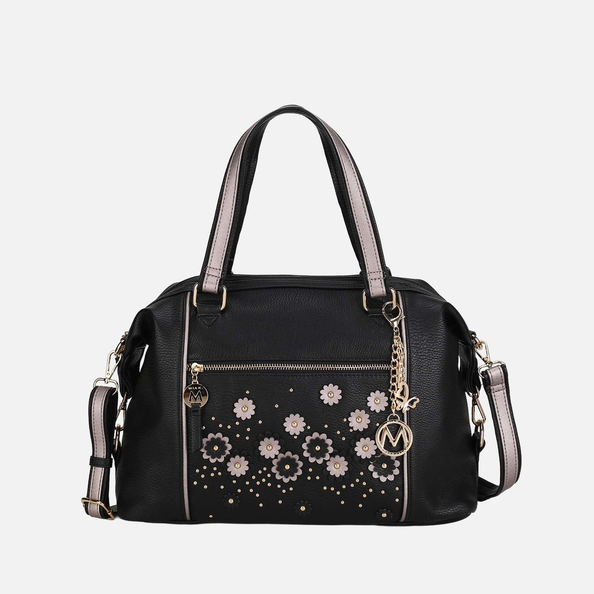 Francis Tote Bag in Charcoal Grey view 7 - Frank Tote Bag
