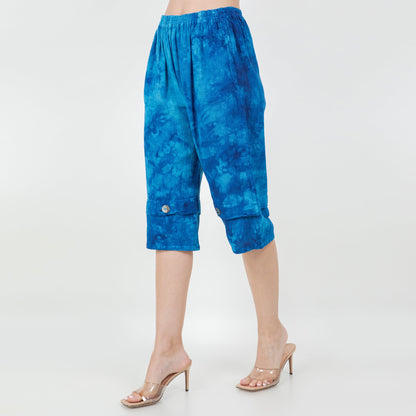Gail Capri Pant with Pockets! 100% Cotton Gauze in 0 (XS/S) view 2 (bottom)