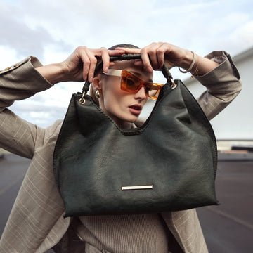 Gara Shoulder Bag in Black view 2 - Garage Shoulder Bags