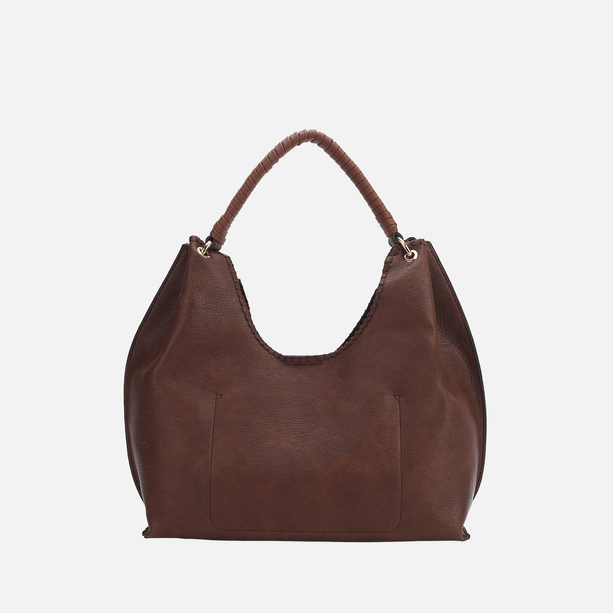 Gara Shoulder Bag in Chestnut view 3 - Garage Shoulder Bags