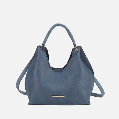 Gara Shoulder Bag in Denim Blue view 10 - Garage Shoulder Bags