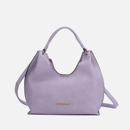 Gara Shoulder Bag in Lilac view 7 - Garage Shoulder Bags