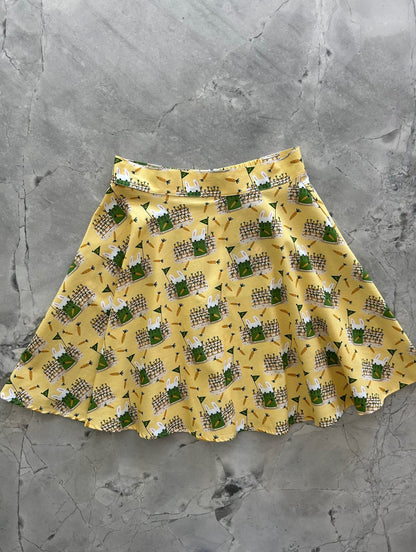 Garden Bunny Skater Skirt in M view 3 - Bunny Garden Dress