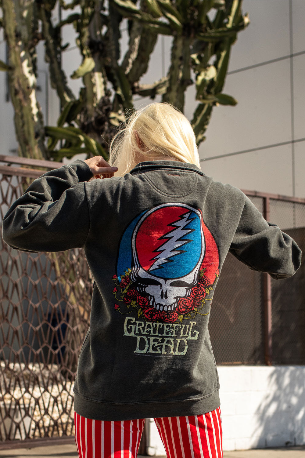 grateful dead zip Grateful Dead Zip Sweatshirt view 5 (top) - shop at us.meeeshop