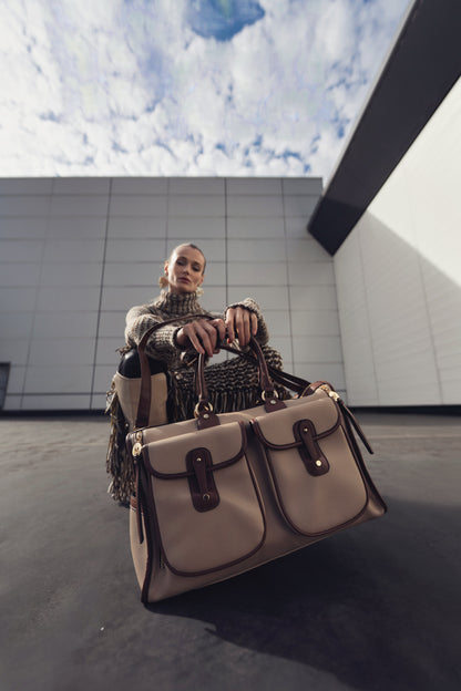 Genevieve Weekender Bag in Black view 2