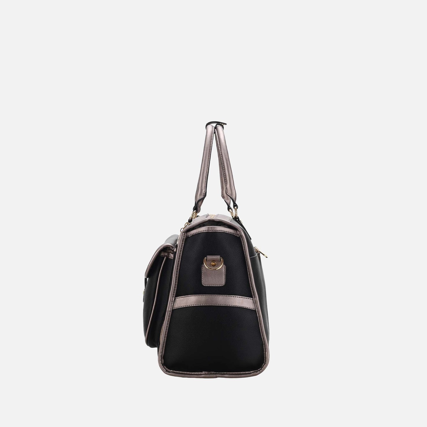 Genevieve Weekender Bag in Charcoal Grey view 4