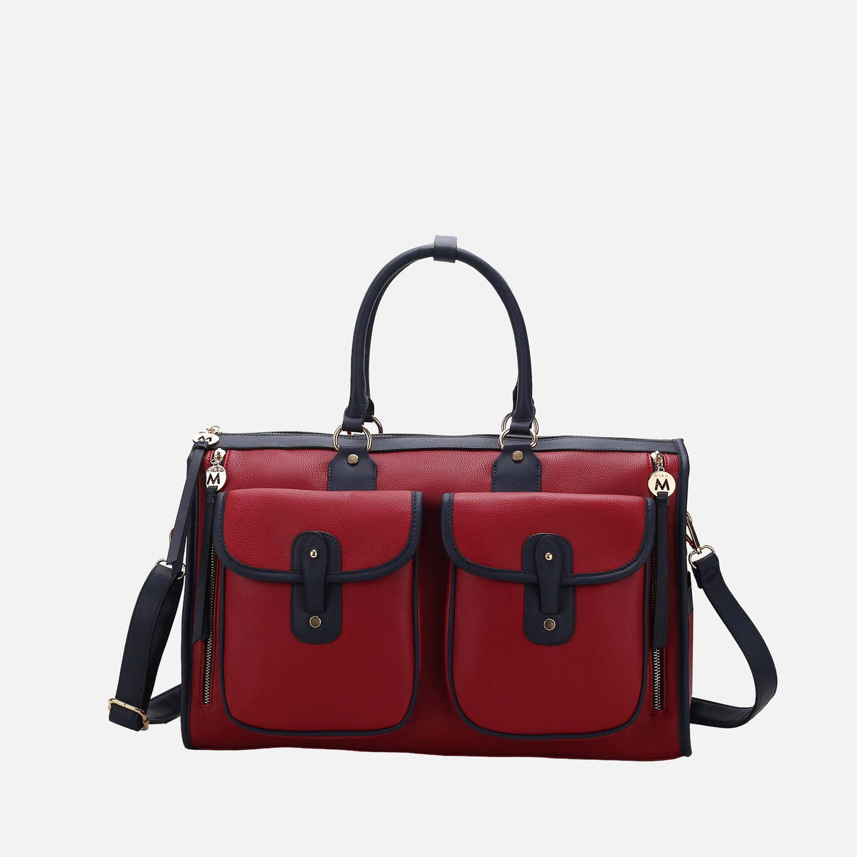 Genevieve Weekender Bag in Light Blue view 5