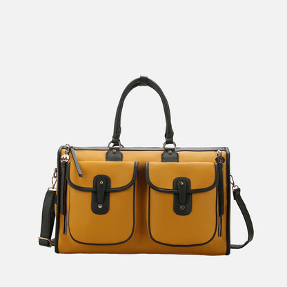 Genevieve Weekender Bag in Pewter view 9