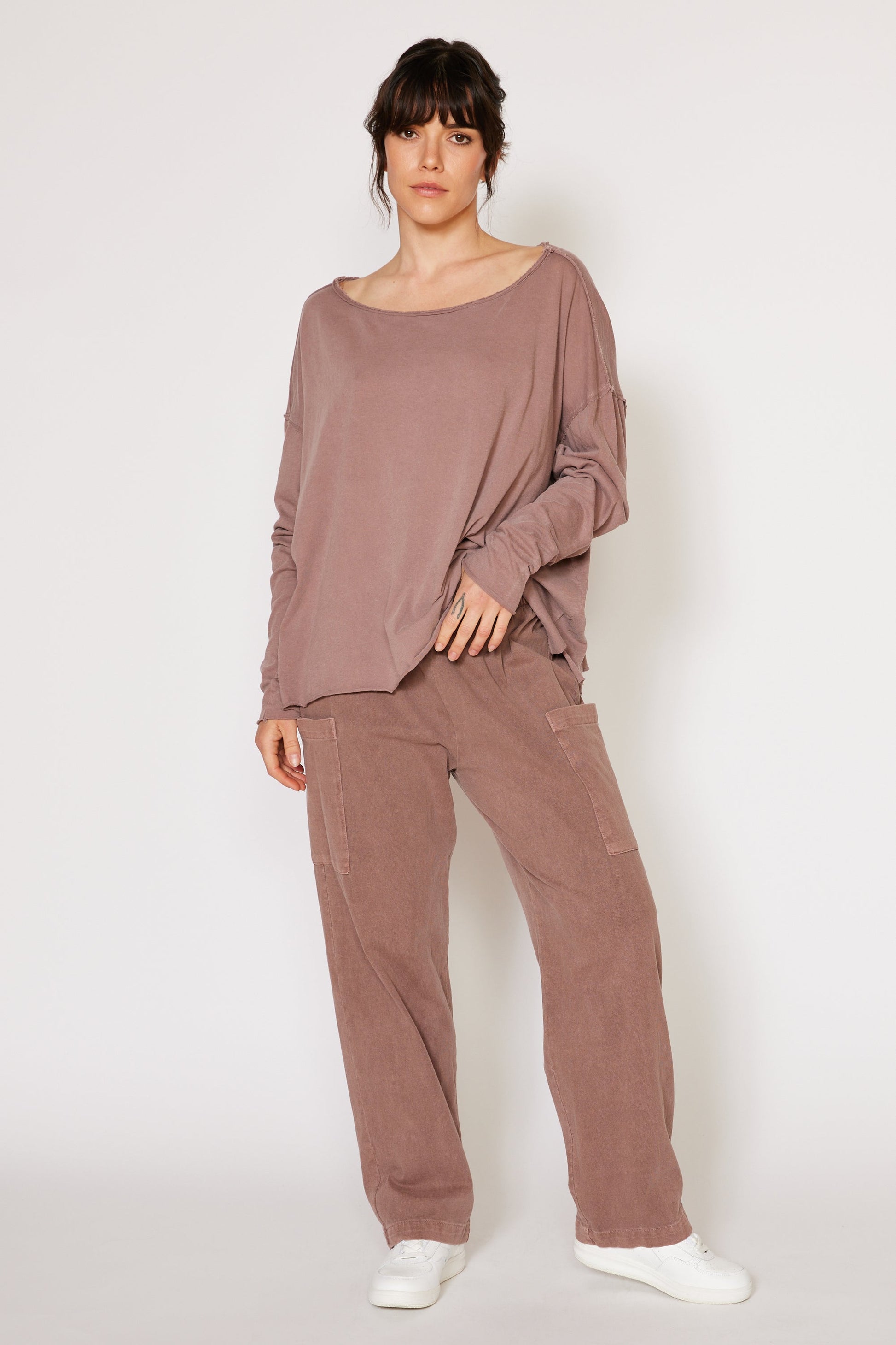 Gia Pant in Apricot nectar view 13 - Gia Pants For Women (bottom)