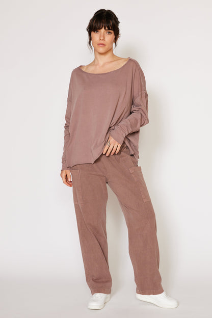 Gia Pant in Apricot nectar view 13 - Gia Pants For Women (bottom)