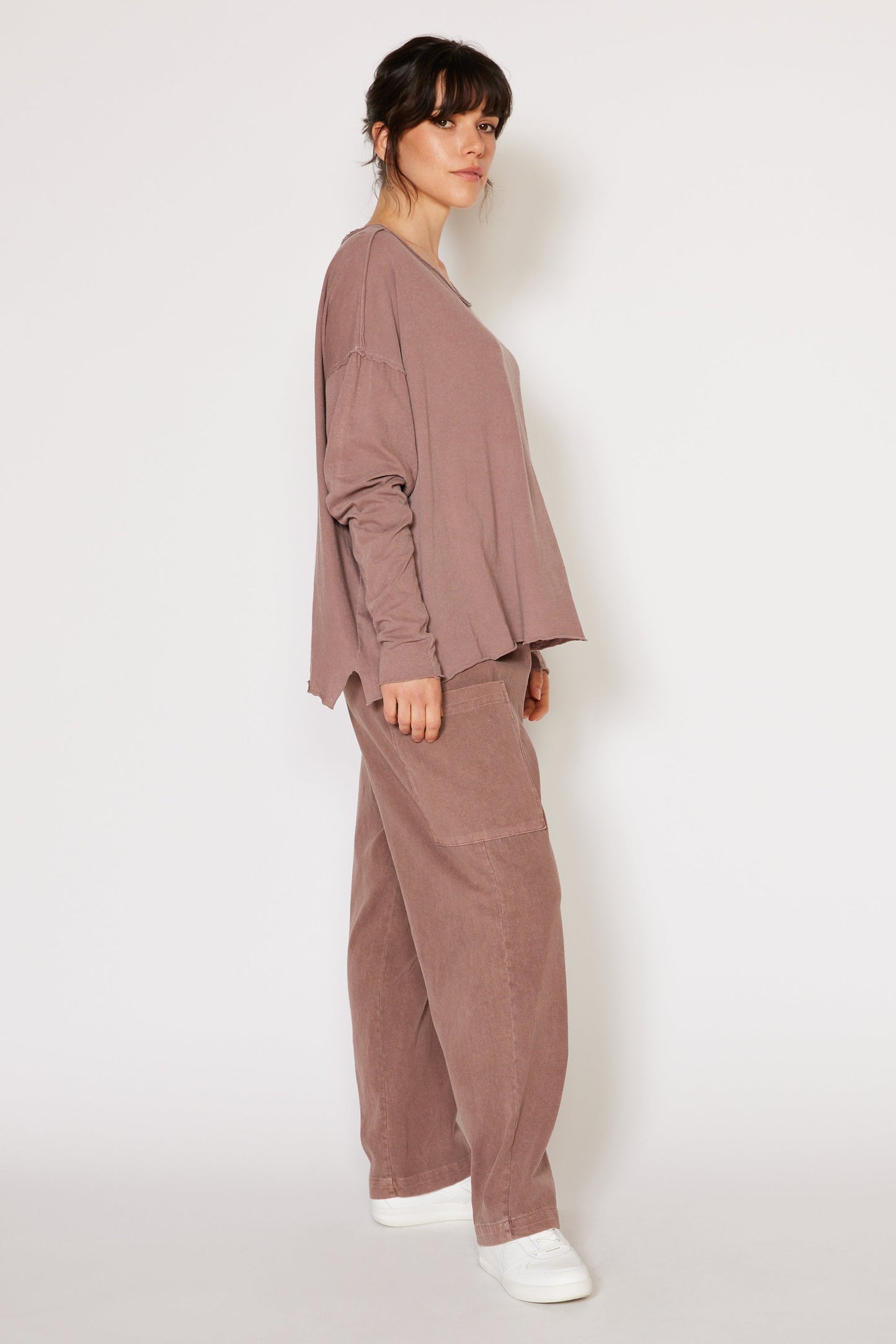 Gia Pant in Apricot nectar view 14 - Gia Pants For Women (bottom)