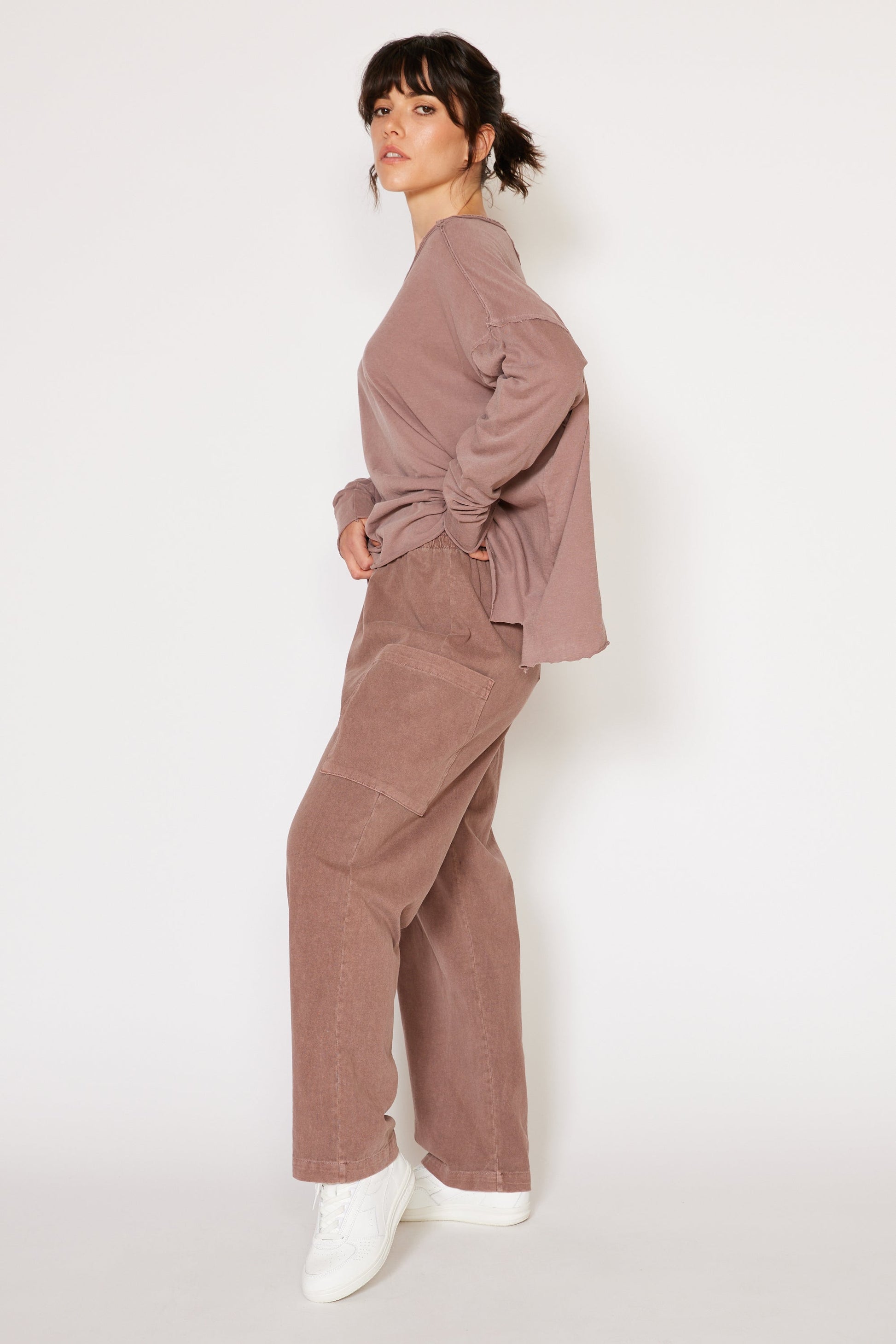 Gia Pant in Apricot nectar view 15 - Gia Pants For Women (bottom)
