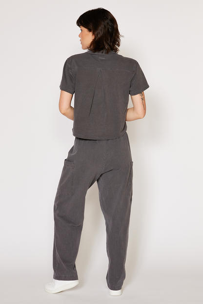 Gia Pant in Ivory Rose view 3 - Gia Pants For Women (bottom)