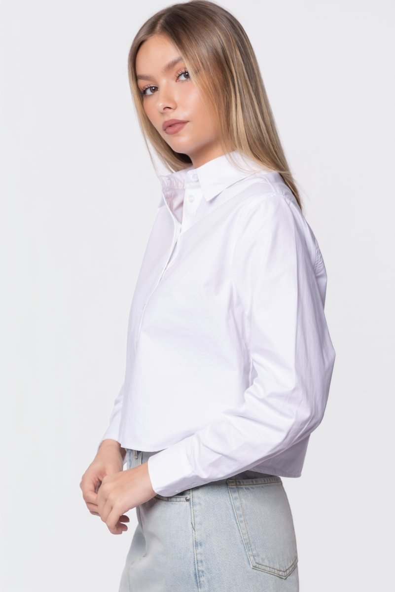 Gina Top (white) XL view 4 (top) - white gina top brandy, white gina top brandy melville, gina white bl - shop at us.meeeshop