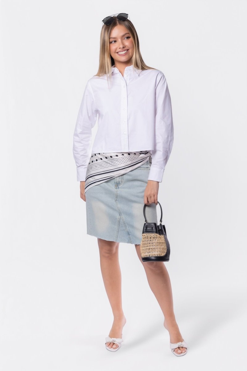 Gina Top (white) XS view 2 (top) - white gina top brandy, white gina top brandy melville, gina white bl - shop at us.meeeshop