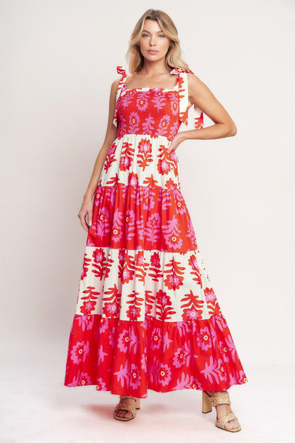 Glamour in Motion Woven Maxi Dress view 13