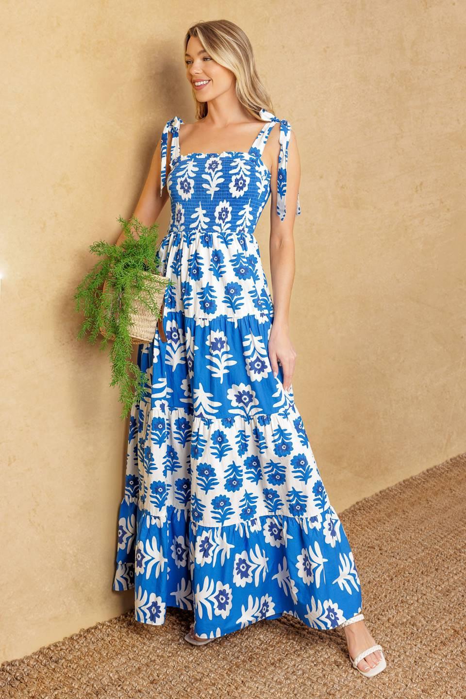 Glamour in Motion Woven Maxi Dress view 7