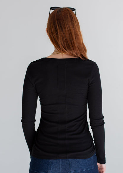 Glee + Co Clover V Neck Long Sleeve Top in M view 5 - Clover Long Sleeve Top